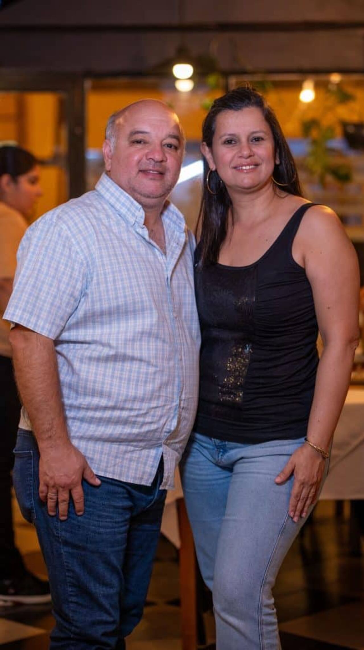 Ronald Guerrero y Flavia Rotela.