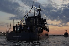 Buques de la Armada se suman a la fiesta del Rally del Paraguay 2026