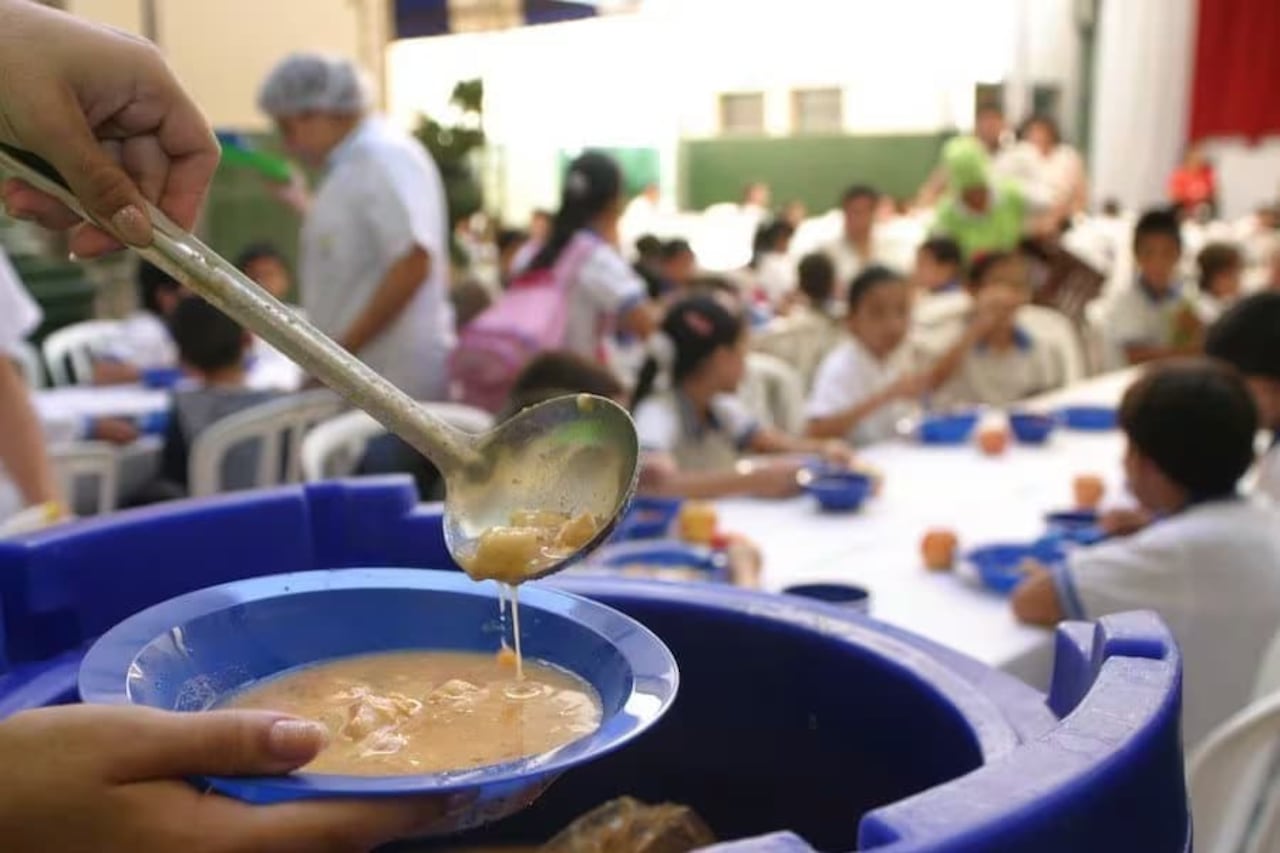 Alimentación escolar en instituciones educativas.