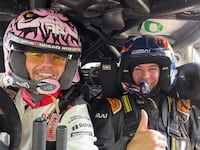 Peña se subió al Toyota y “voló” con Solberg