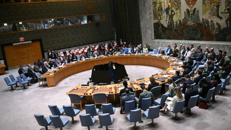 Sesión reciente del Consejo de Seguridad de la ONU, en Nueva York.