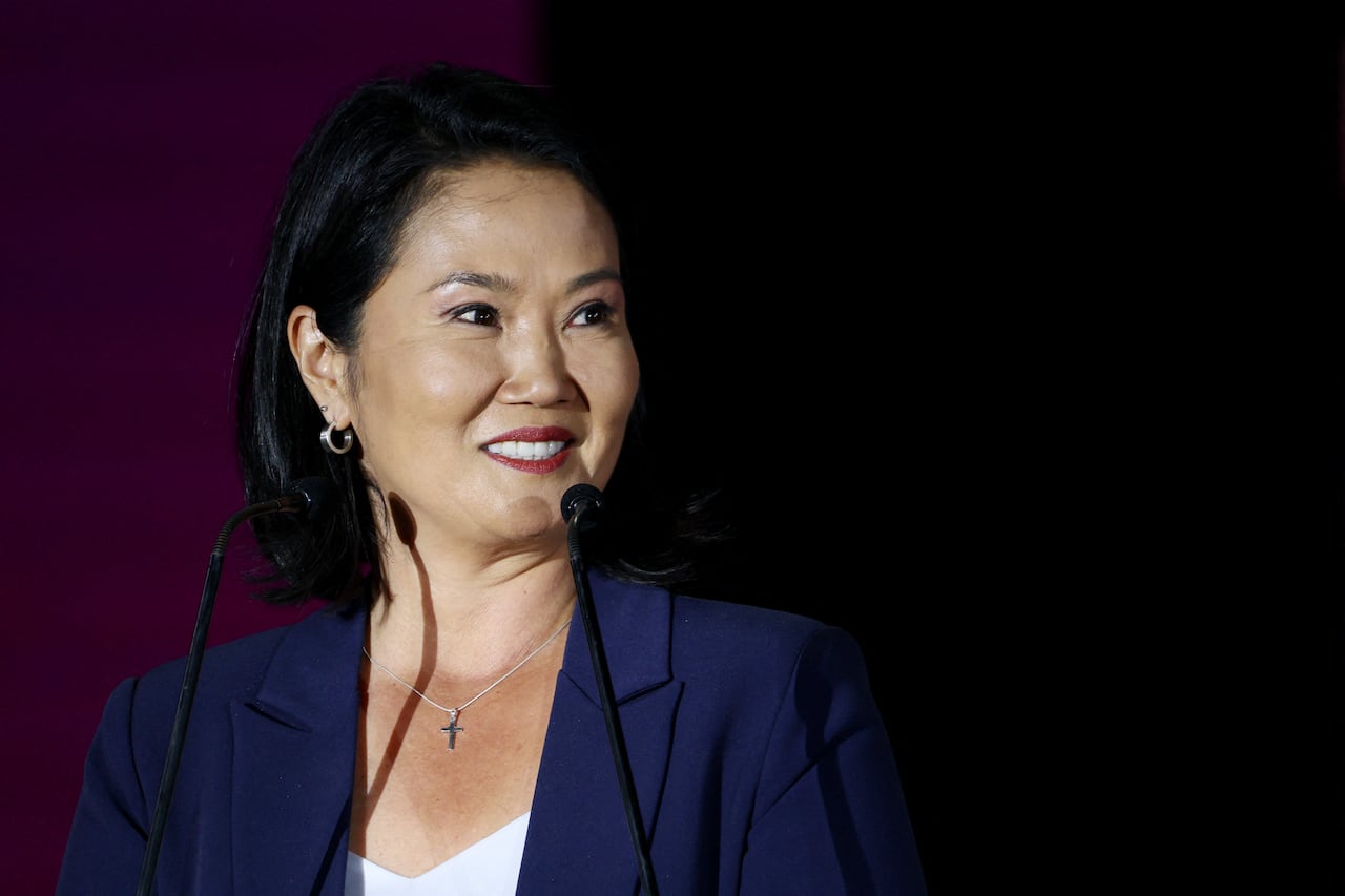 Keiko Fujimori, presidenta de Perú.