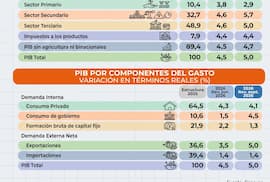 PIB: proyección de crecimiento sube al 5% y se reduce expectativa de inflación