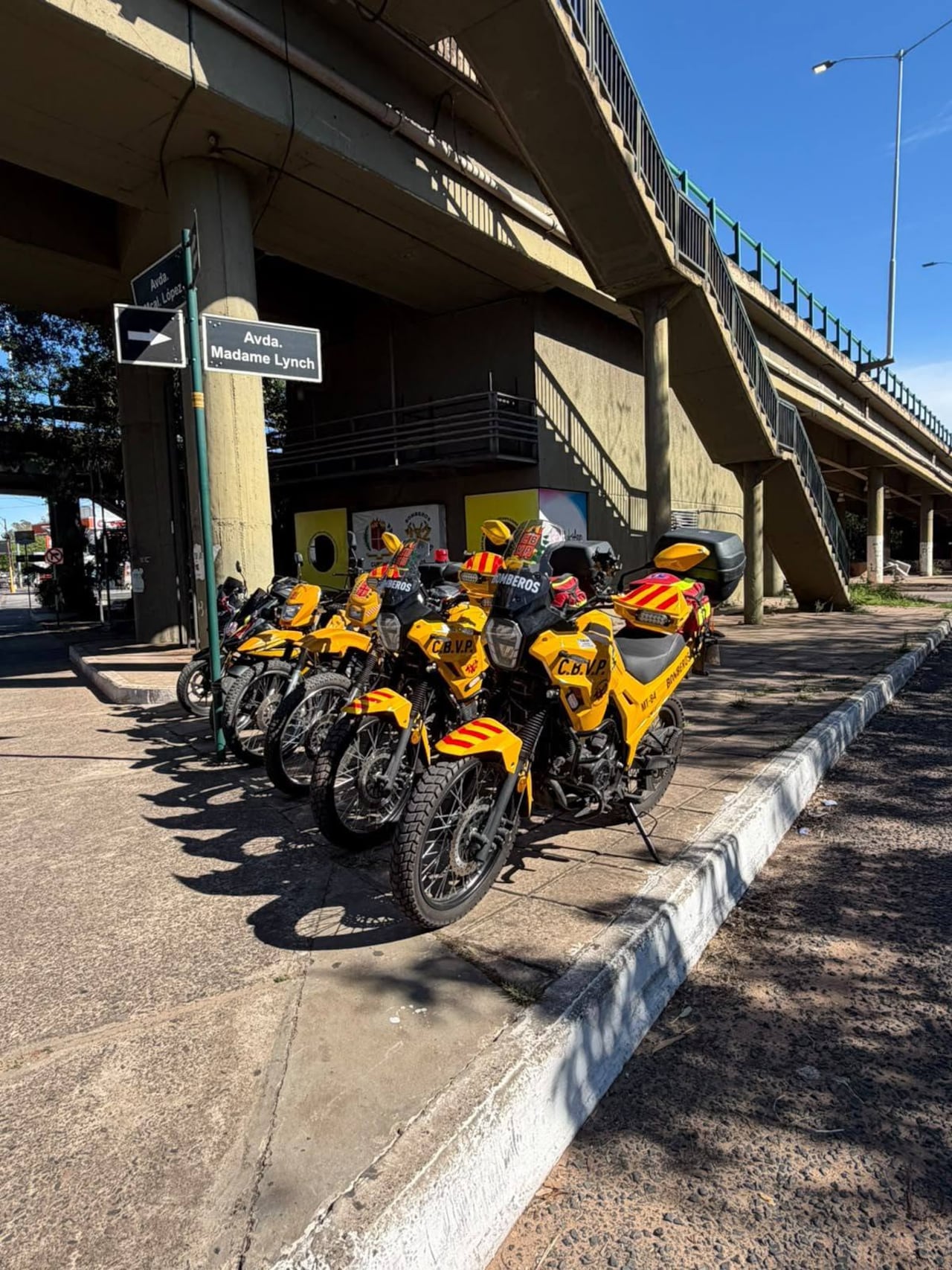 La unidad motorizada inauguró su sede ubicada bajo el viaducto Madamme Lynch y Mariscal López/ Foto: UPREM
