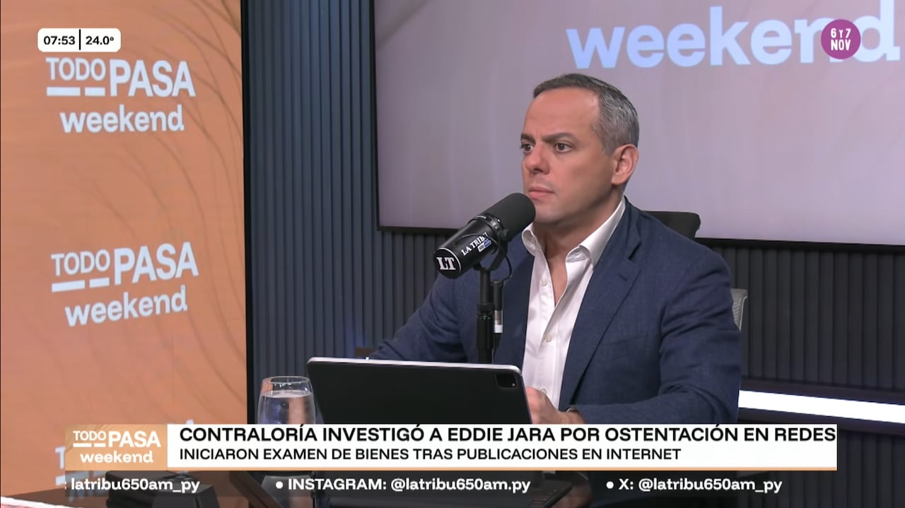 El contralor general de la República, Camilo Benítez, explicó que la apertura del examen patrimonial contra el expresidente de Petropar, Eddie Jara, fue iniciada por la visible ostentación de un nivel socioeconómico imposible de justificar.