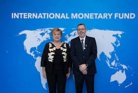 Georgieva reconoce el liderazgo de Paraguay en las reuniones anuales del FMI