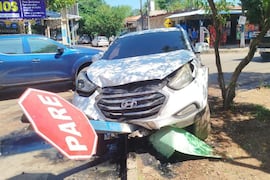 Conductor alcoholizado atropelló a un peatón y terminó detenido en Luque