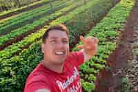 Junior Melgarejo, el horticultor que se posicionó con redes sociales