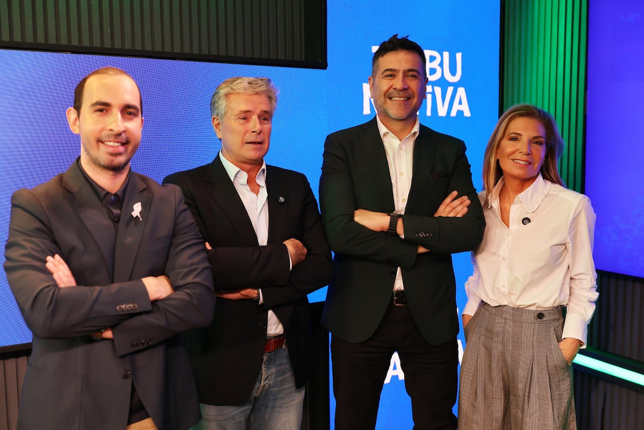 Marina Zambrana y Pedro "Perico" Cornejo visitaron los estudios de La Tribu 650 AM.