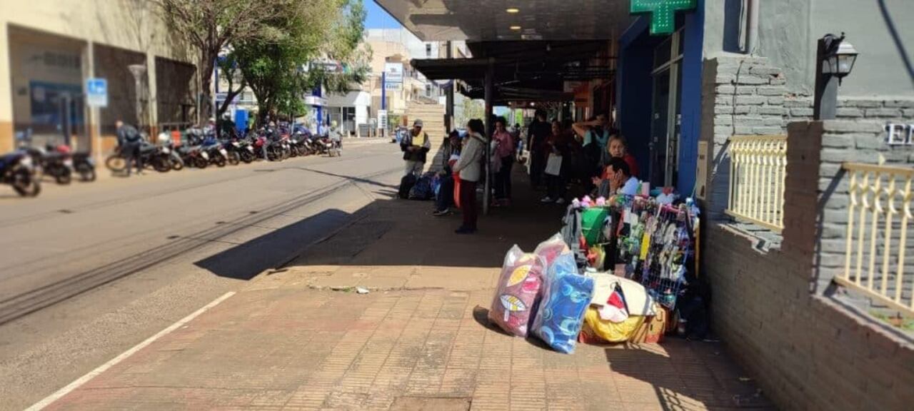 El comercio informal creció considerablemente en los últimos tiempos.