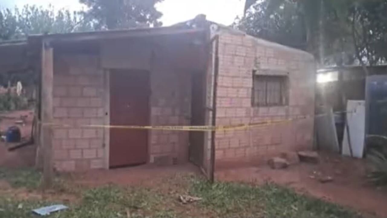 La vivienda donde ocurrió el terrible hallazgo.
