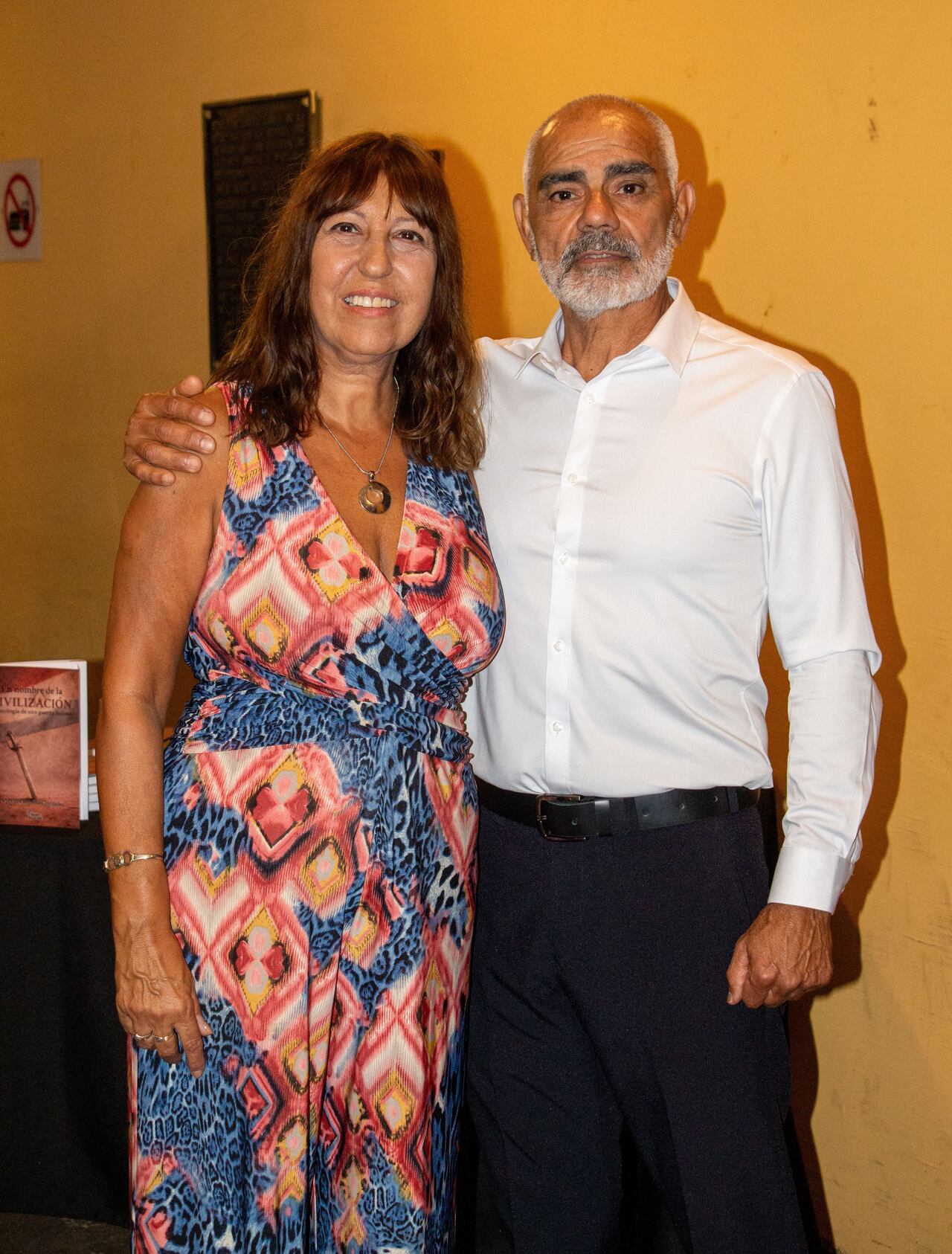 Verónica Viciconti y Víctor Olmedo.