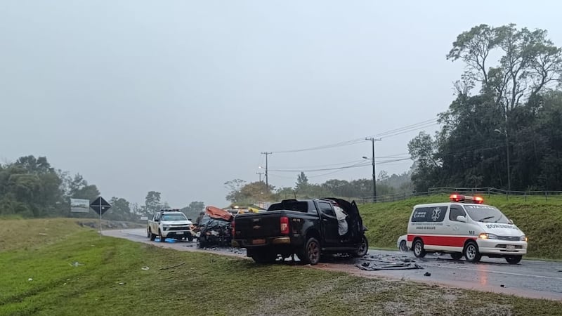 Siniestro mortal en la ruta PY06, el conductor de la camioneta fue imputado por homicidio culposo.