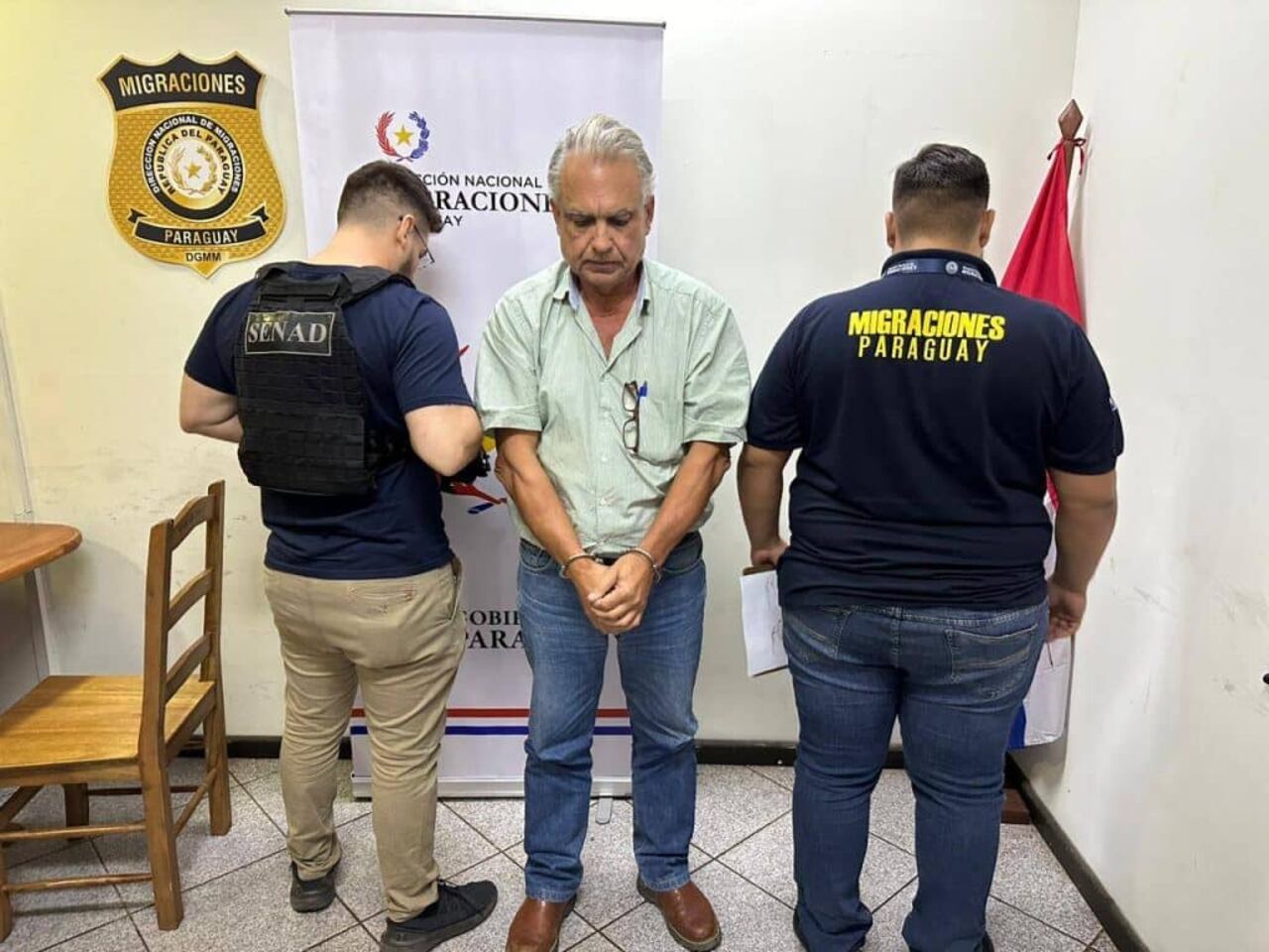 Orlando Vendramini detenido.