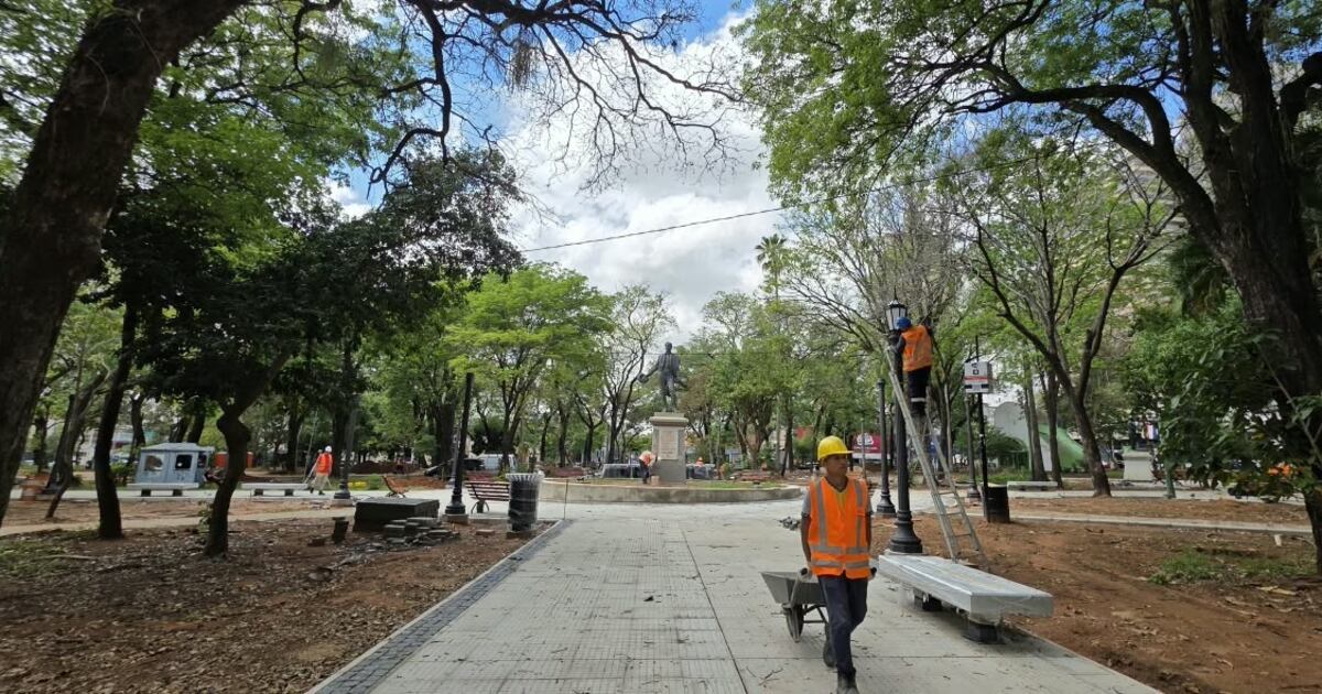 La Plaza Uruguaya avanza en su renovación