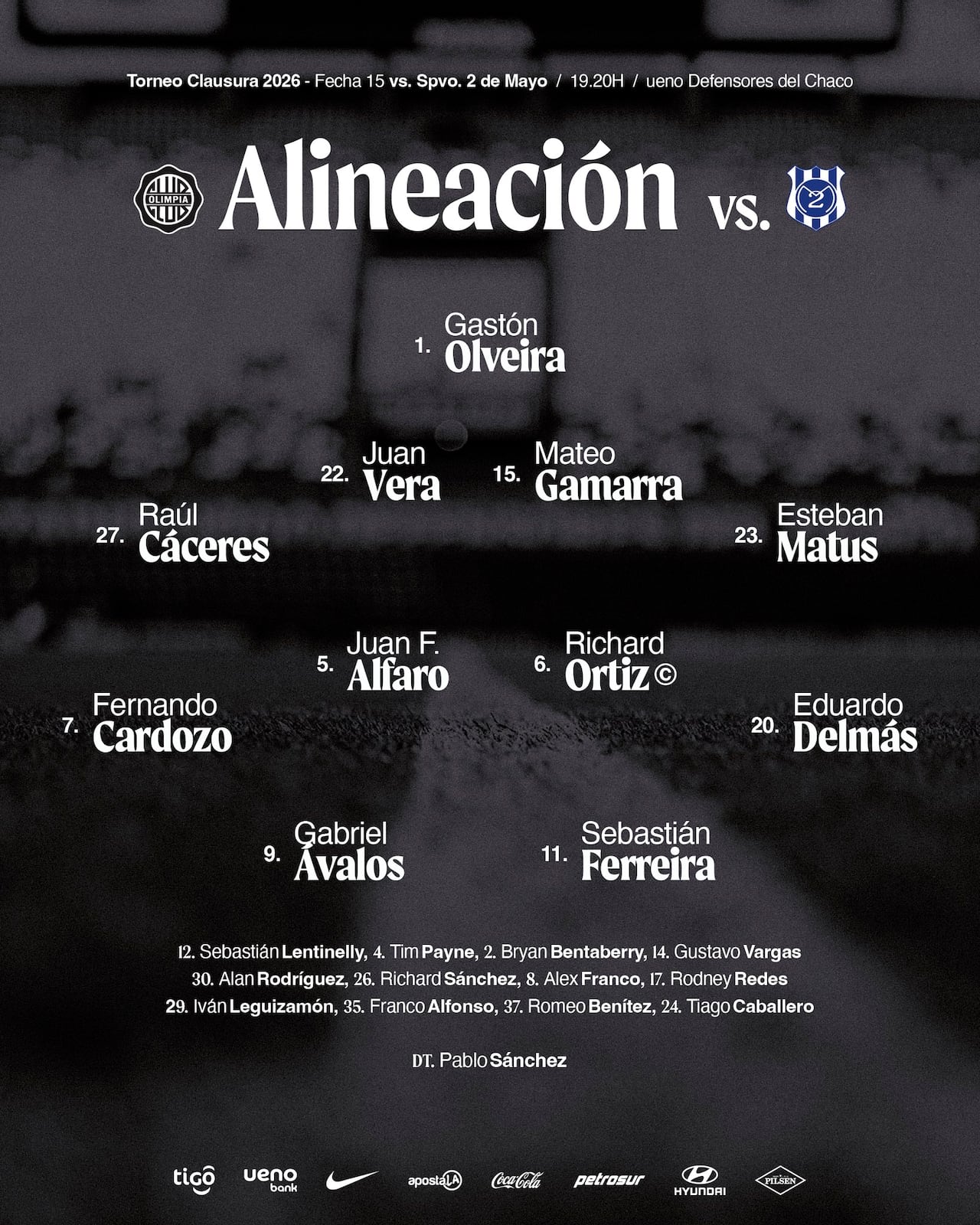 Titulares en el Decano.
