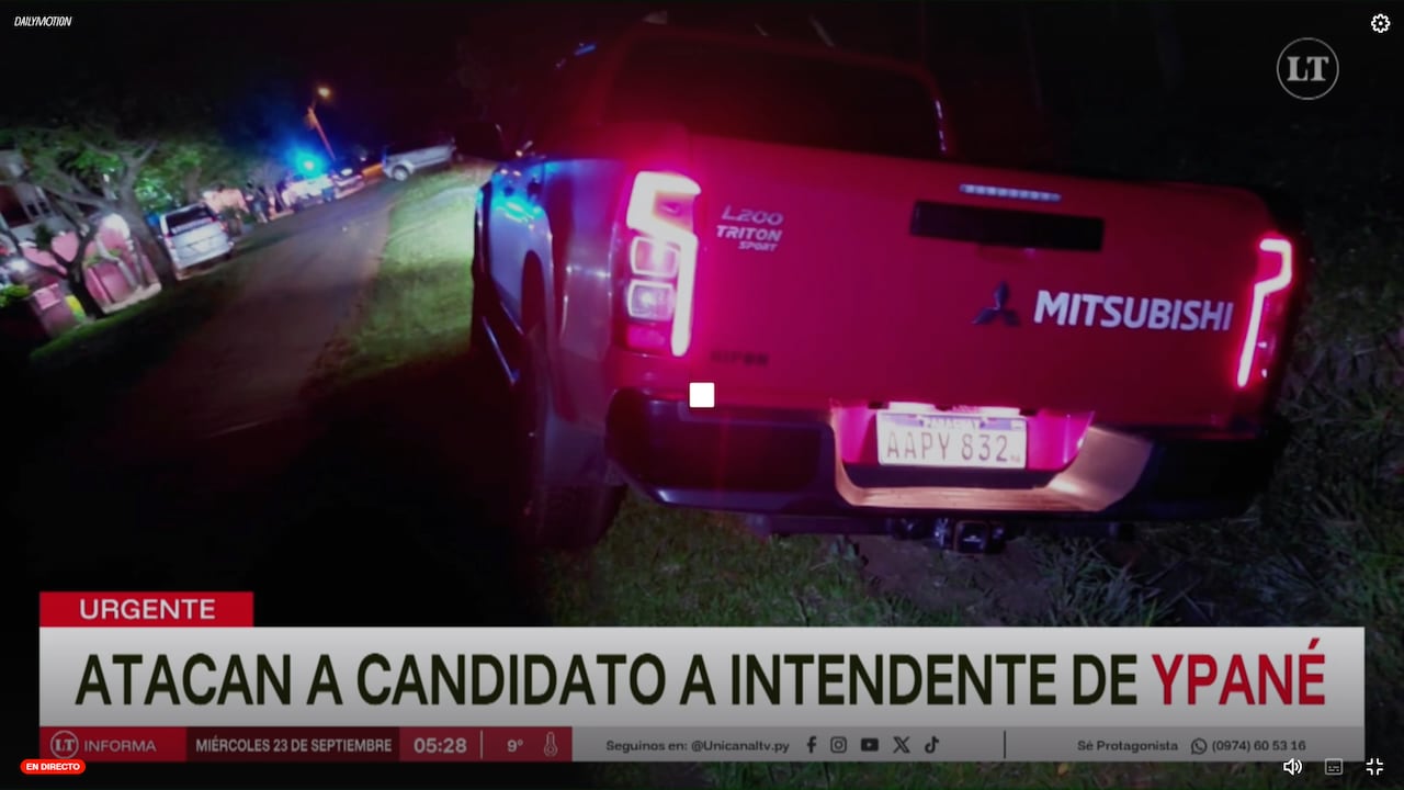 Una de las balas quedó incrustada en el rodado