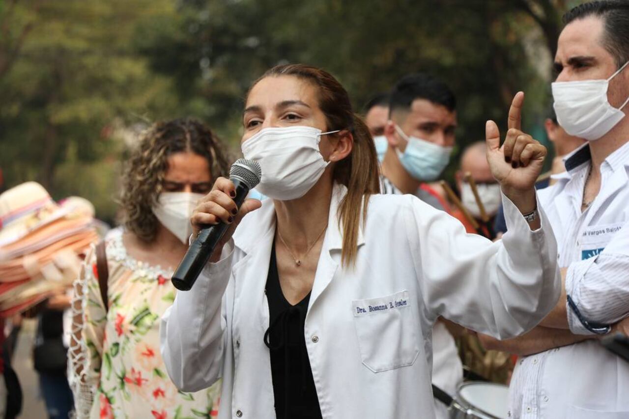 Dra.Rosanna González, secretaria general delSindicato Nacional de Médicos.