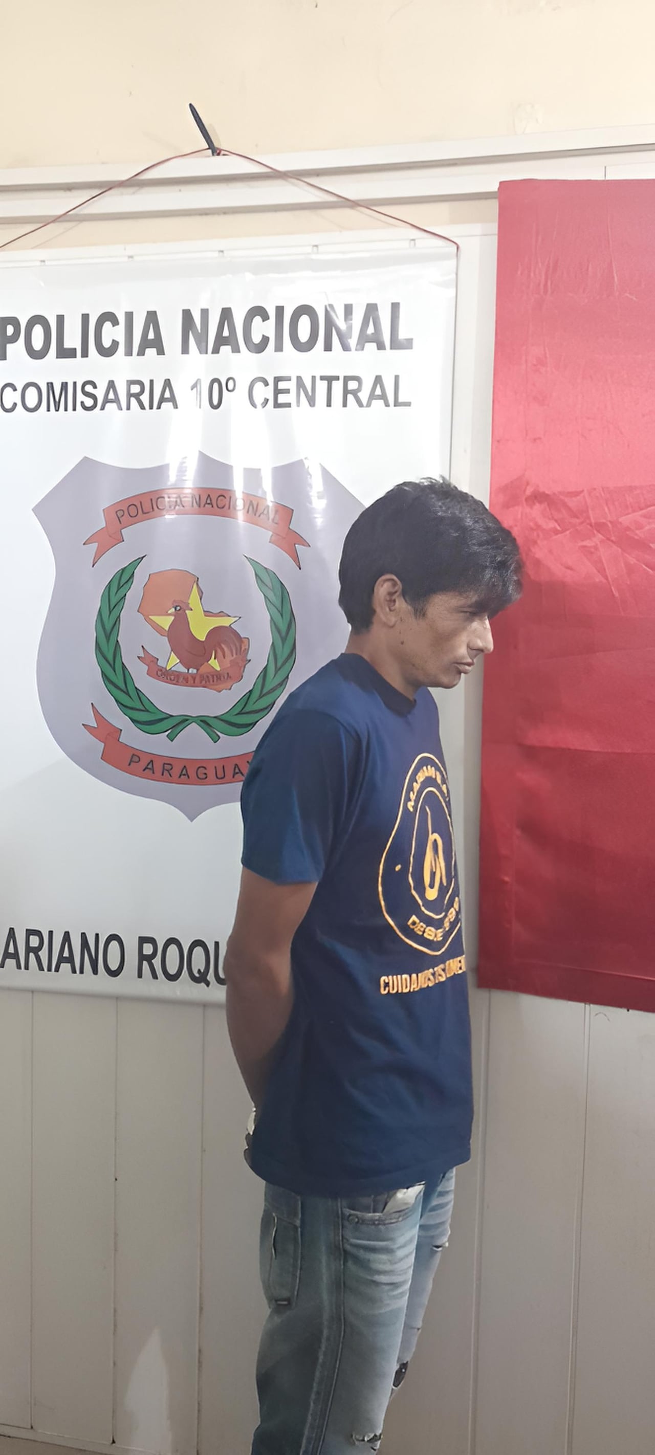 Miguel Darío Larramendi, de 27 años, fue identificado y detenido como autor del hecho.
