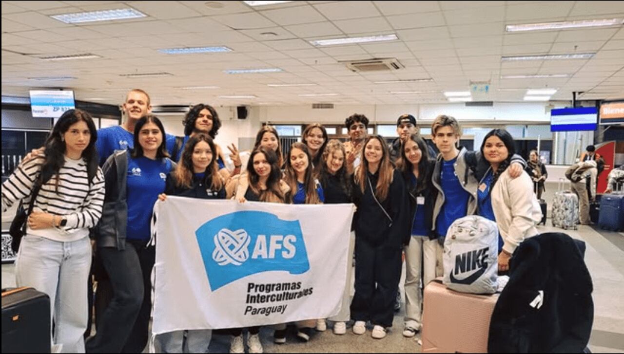 Jóvenes que viajaron a través de AFS.