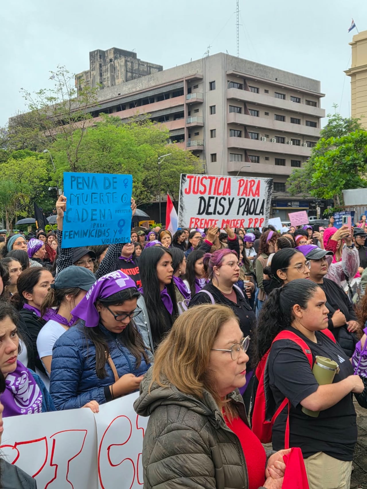 Justicia por Deisy Paola: marcha en Asunción contra la impunidad