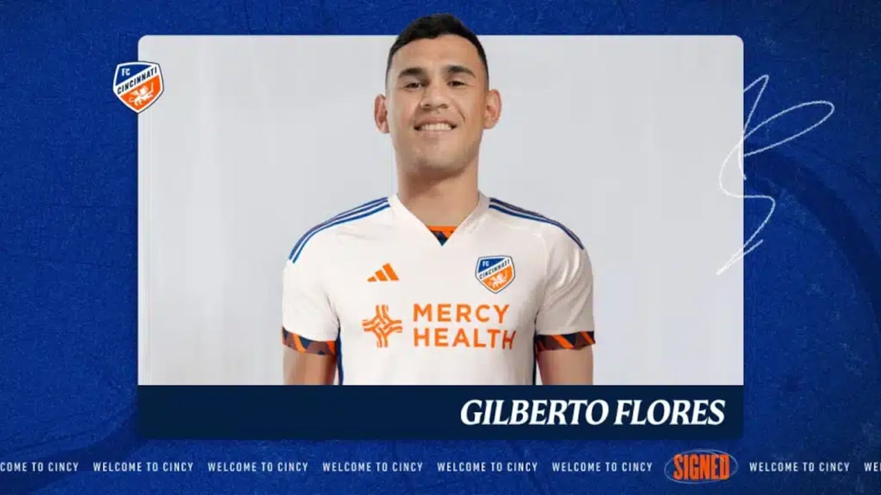Con esta publicación FC Cincinnati presentó a Gilberto Flores.
