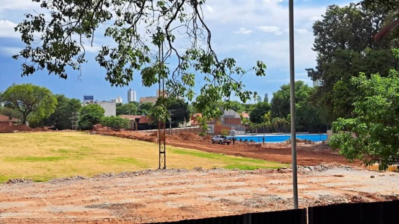 Así se encuentra actualmente la zona donde estaba el estadio olimpista.