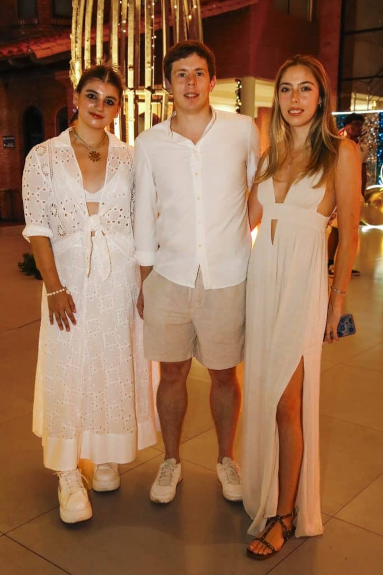 Valeria Chamorro, Alan Benítez y Camila Brizuela.
