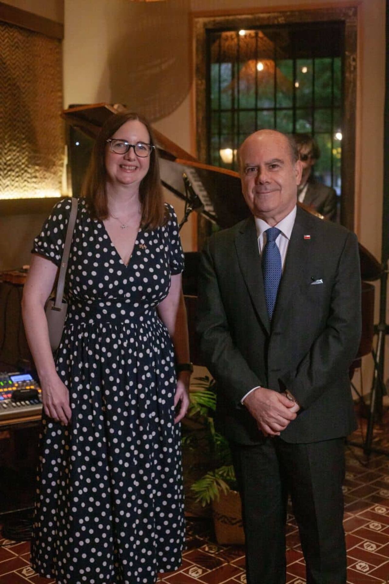 Danielle Dunne y Manuel Francisco Gormaz.