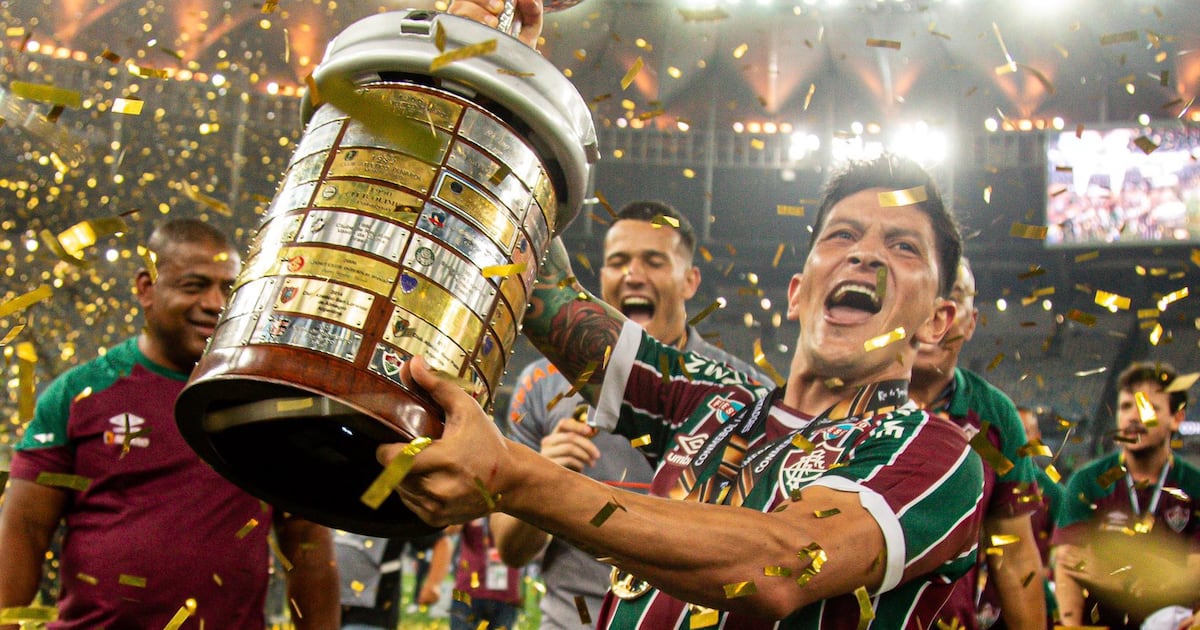 Fluminense Rio El argentino Germán Cano del Fluminense de Rio es el Rey de América ...