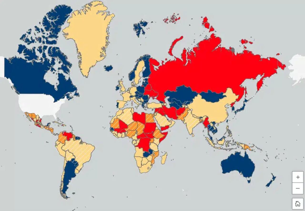 Paraguay fue incluido en el grupo de países conmenor riesgo,superando a otras naciones latinoamericanas que aún mantienen alertas deNivel 2 o superiores.