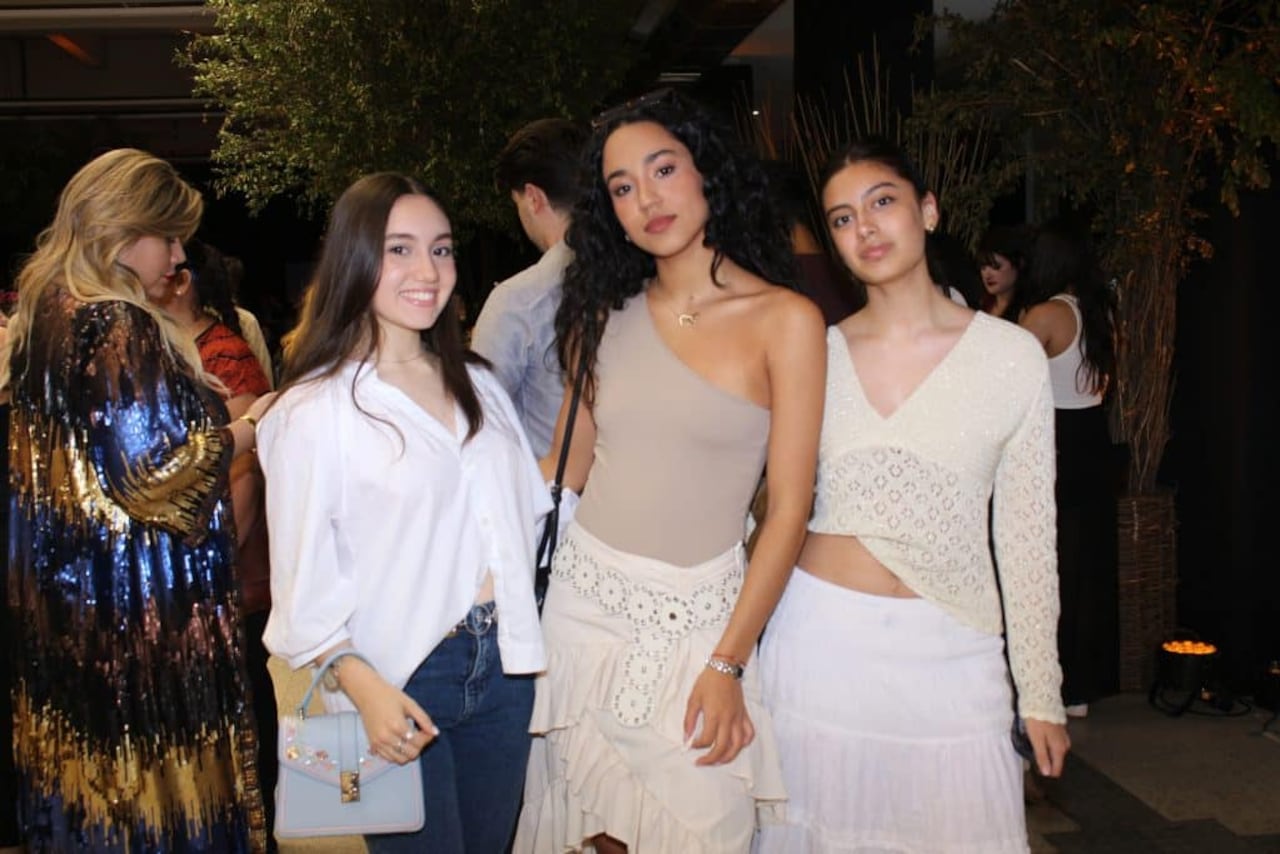 Mariángeles Apodaca, Mariana Caballero y Florencia Cajja.