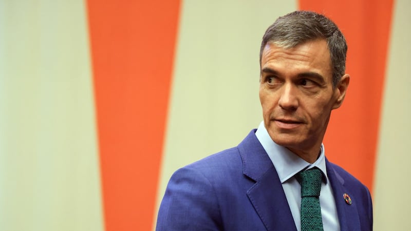 Pedro Sánchez , jefe de gobierno de España. El país votará de manera anticipada en elecciones legislativas convocadas para el 29 de noviembre.