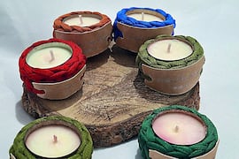 Un emprendimiento que combina aromas tejidos y pasión por lo hecho a mano