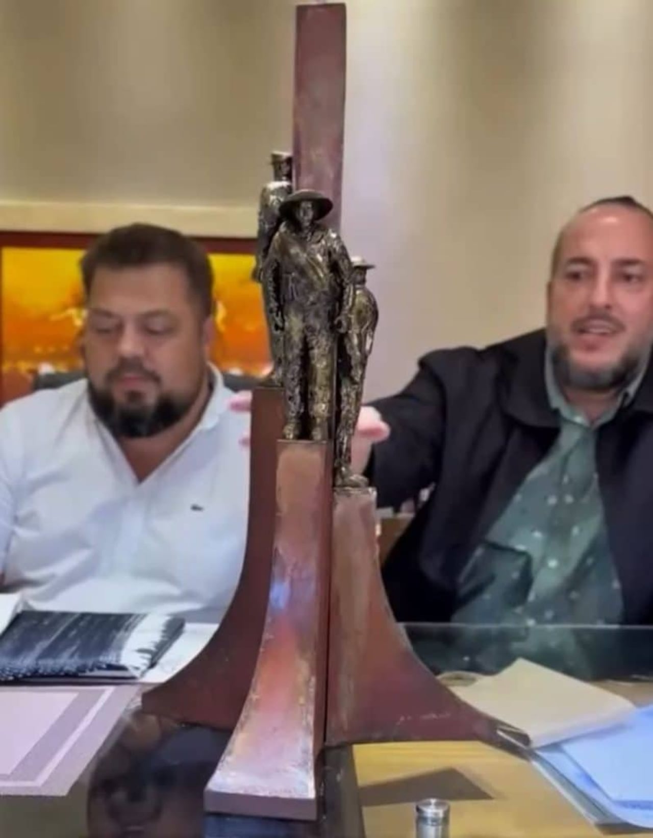 Referencia del proyecto. La estructura será instalada en la rotonda de acceso al Chaco paraguayo.