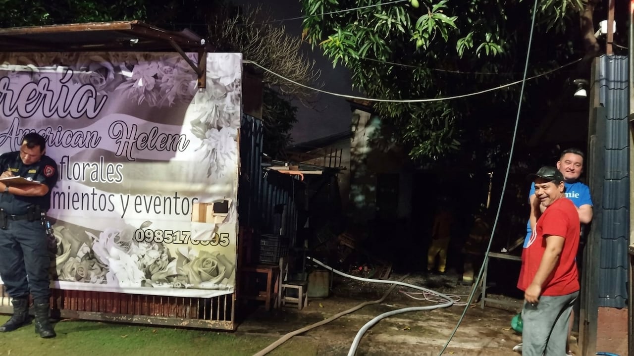Afortunadamente no hubo heridos y los daños fueron materiales.