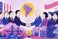 La visita de republicanos y demócratas es más que un apoyo político