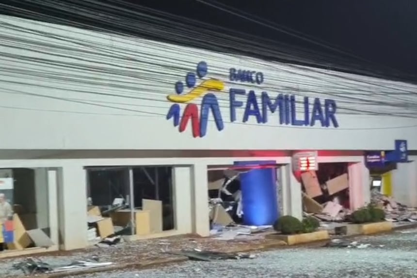 Asalto en Santa Rita: Atacan cuatro bancos con explosivos