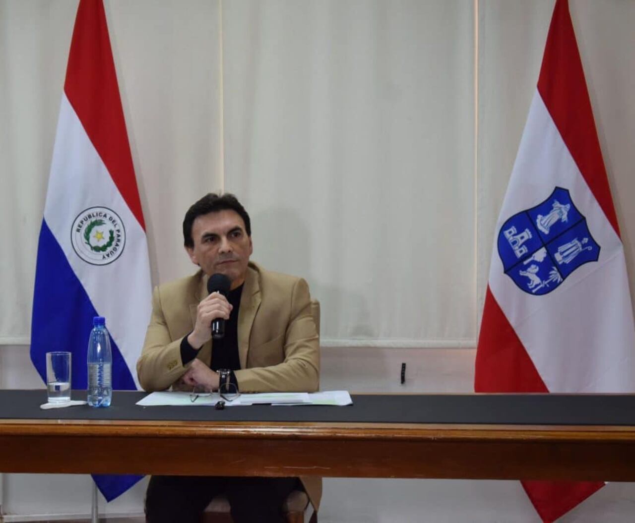 Carlos Pereira, informó a la prensa sobre los últimos detalles de la intervención.