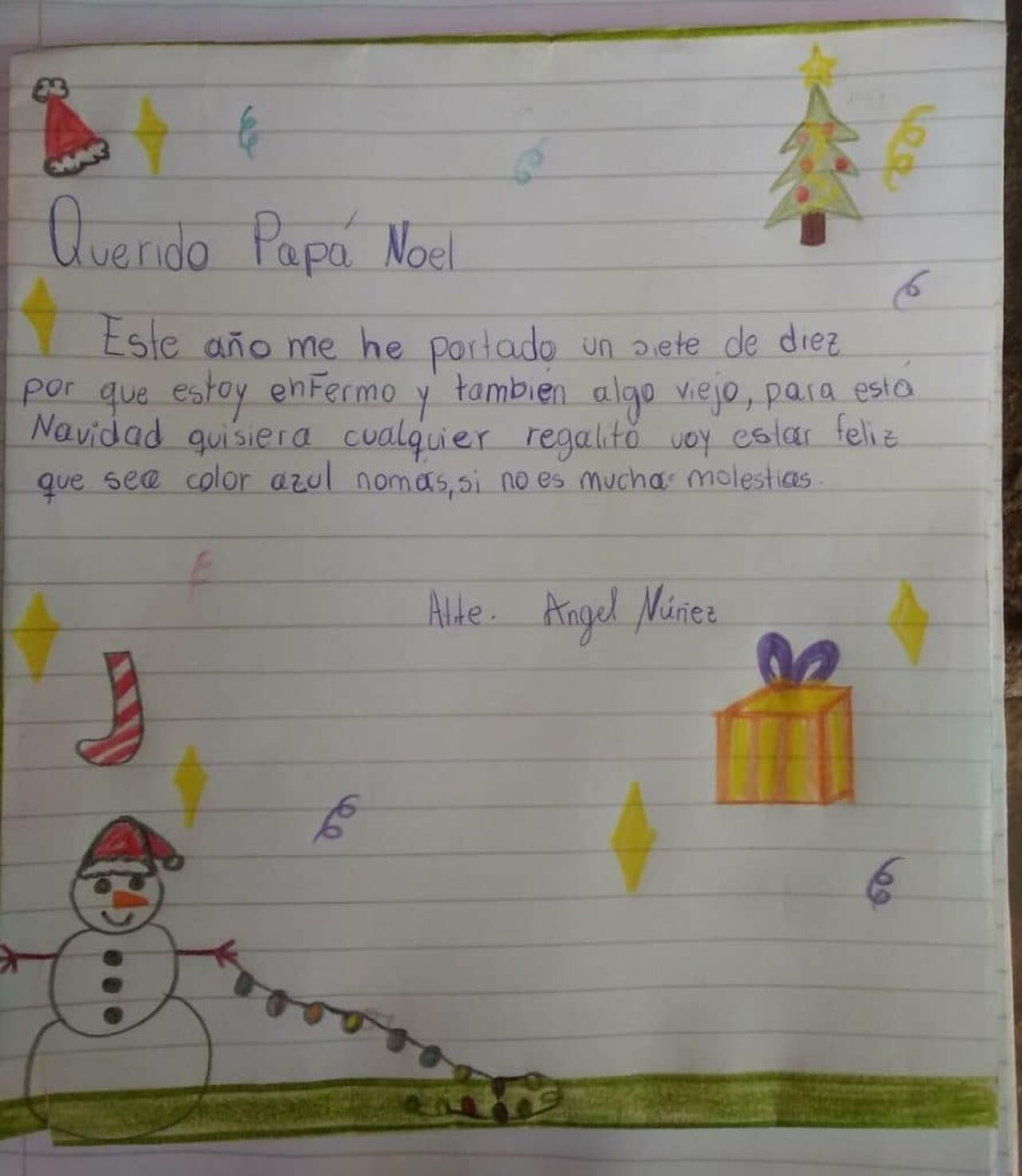 Cada año a través de cartas, los pacientes cuentan qué esperan de la Navidad y cómo viveneste tiempo dentro del hospital.