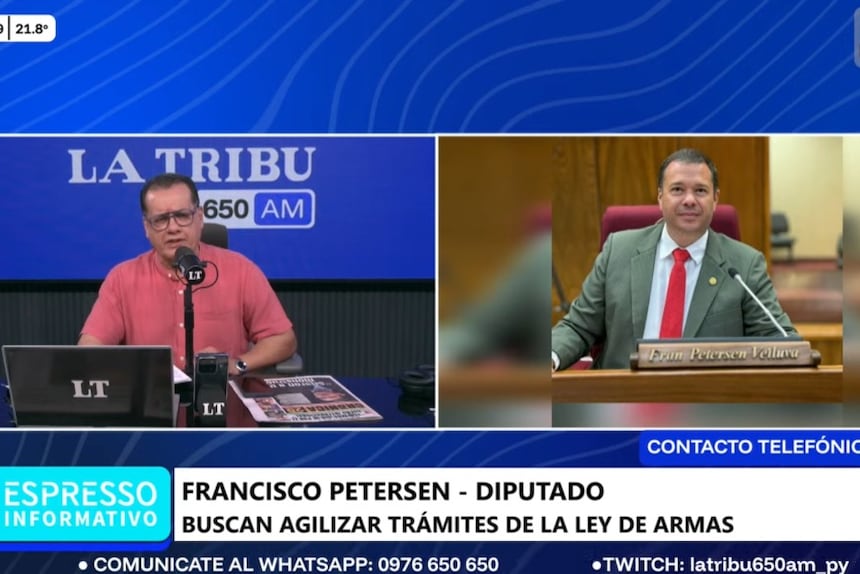 Diputado pide reglamentar la nueva Ley de Armas