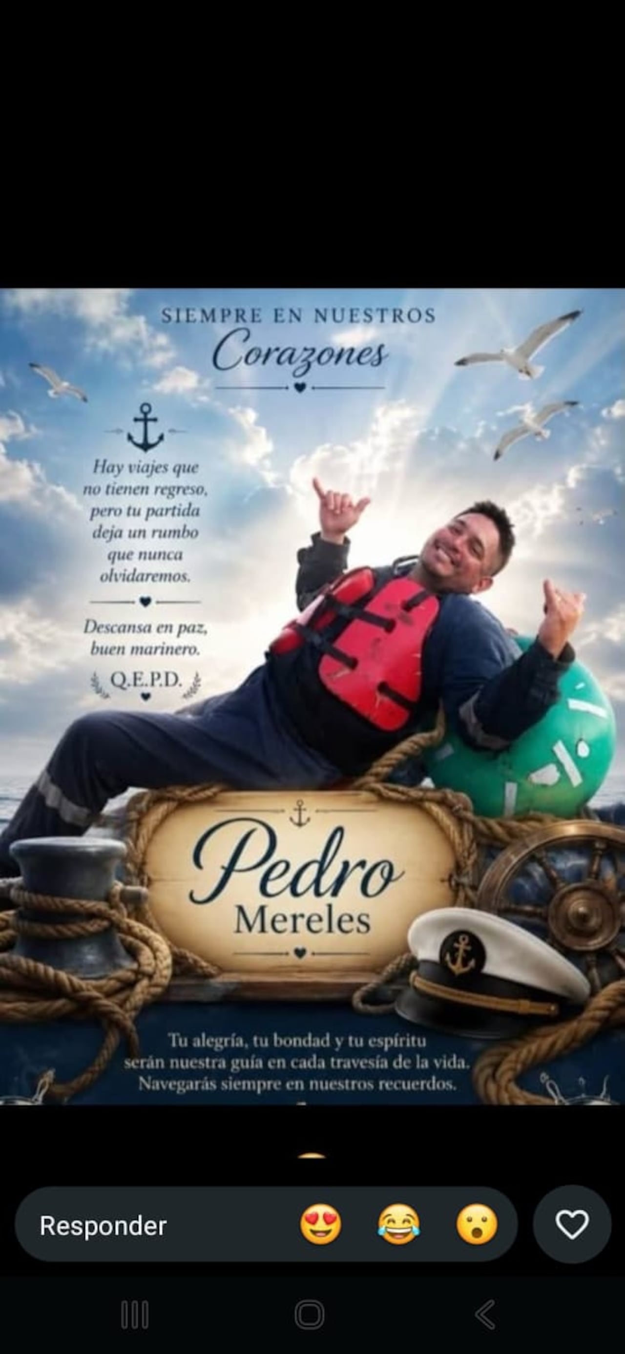 Pedro Mereles, otra de las víctimas.
