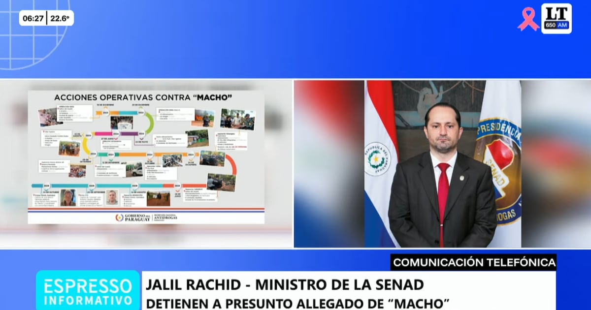 Ministro de la SENAD afirma que “Macho” dejó el narcotráfico por la extorsión