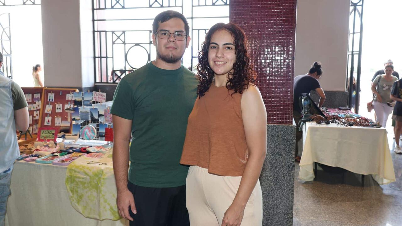 Guillermo Espínola y Andrea Parra.