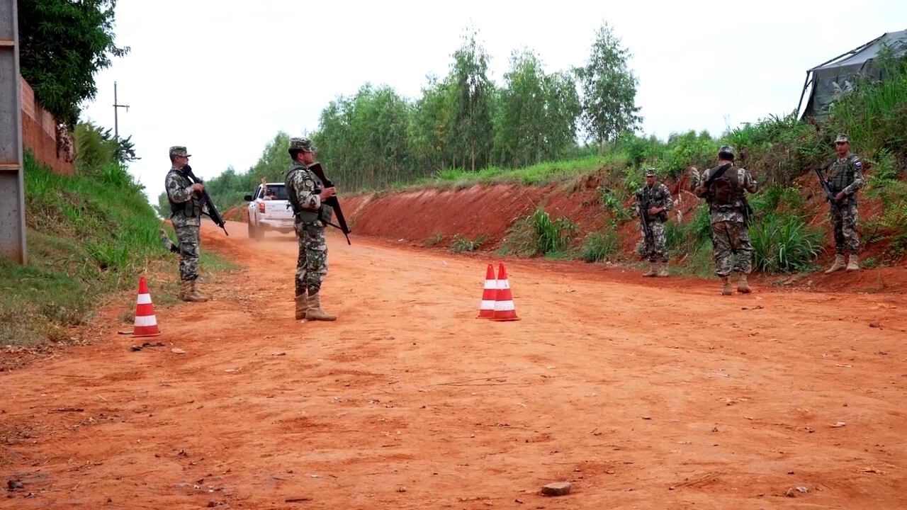 Militares realizan controles en inmediaciones donde fue el secuestro de Almir de Brum.