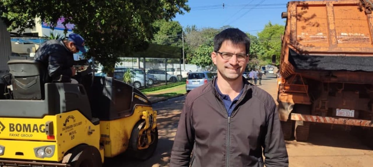 Ing. René Miglio, director de Obras de la Municipalidad de Encarnación.