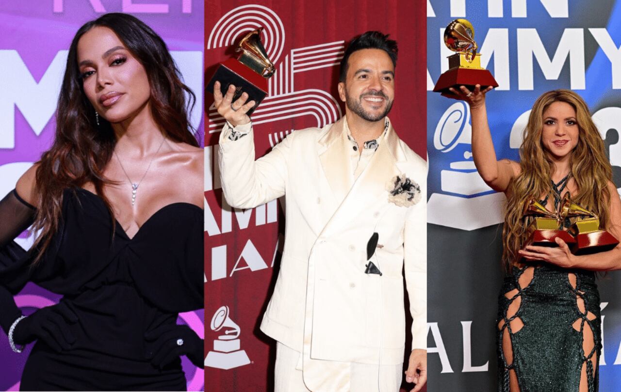Anitta, Luis Fonsi y Shakira