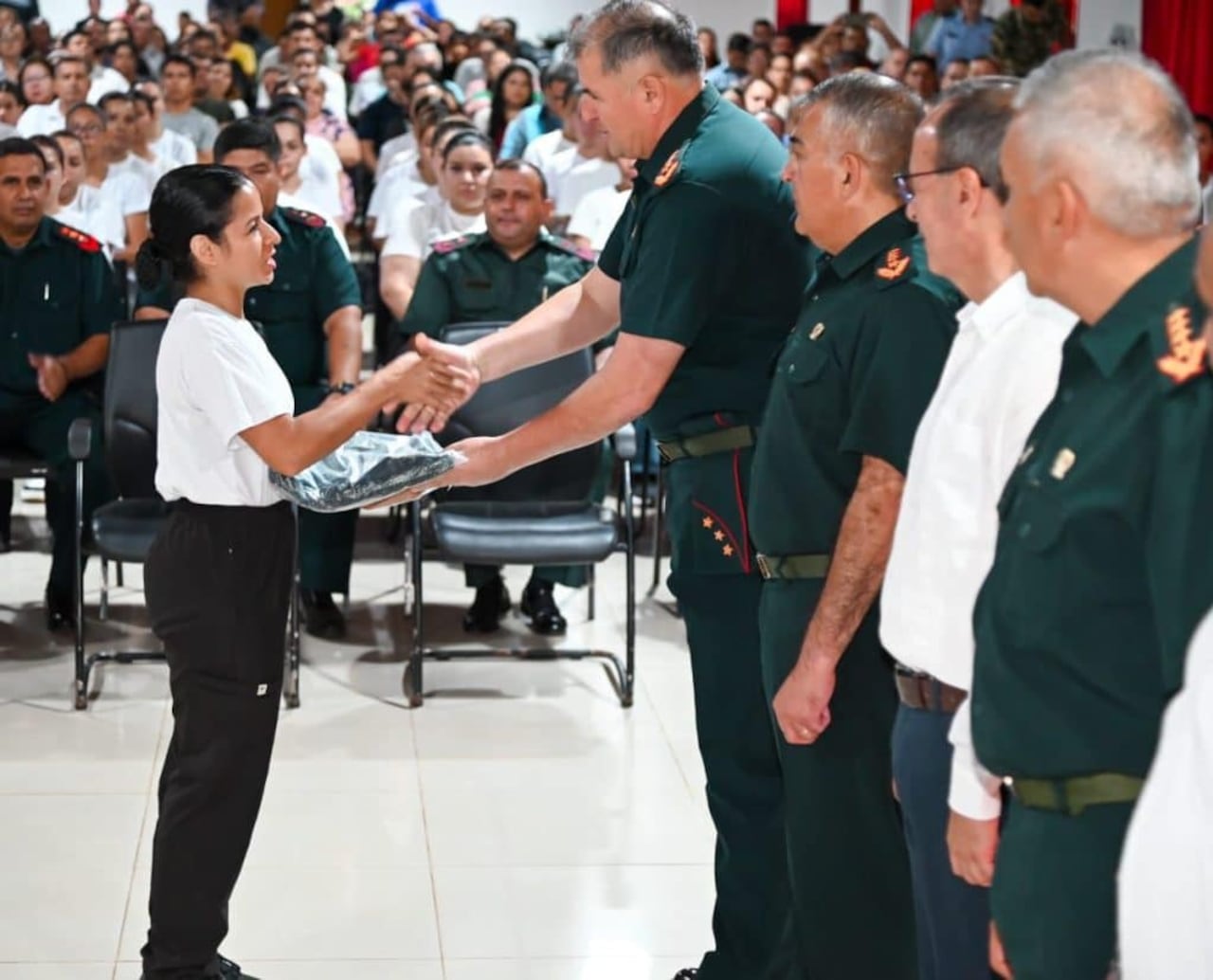 Ceremonia de ingreso. Foto Gentileza
