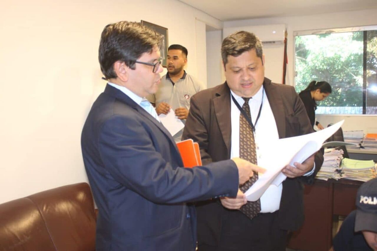 Fiscal Jorge Arce, en el juzgado de San Roque.