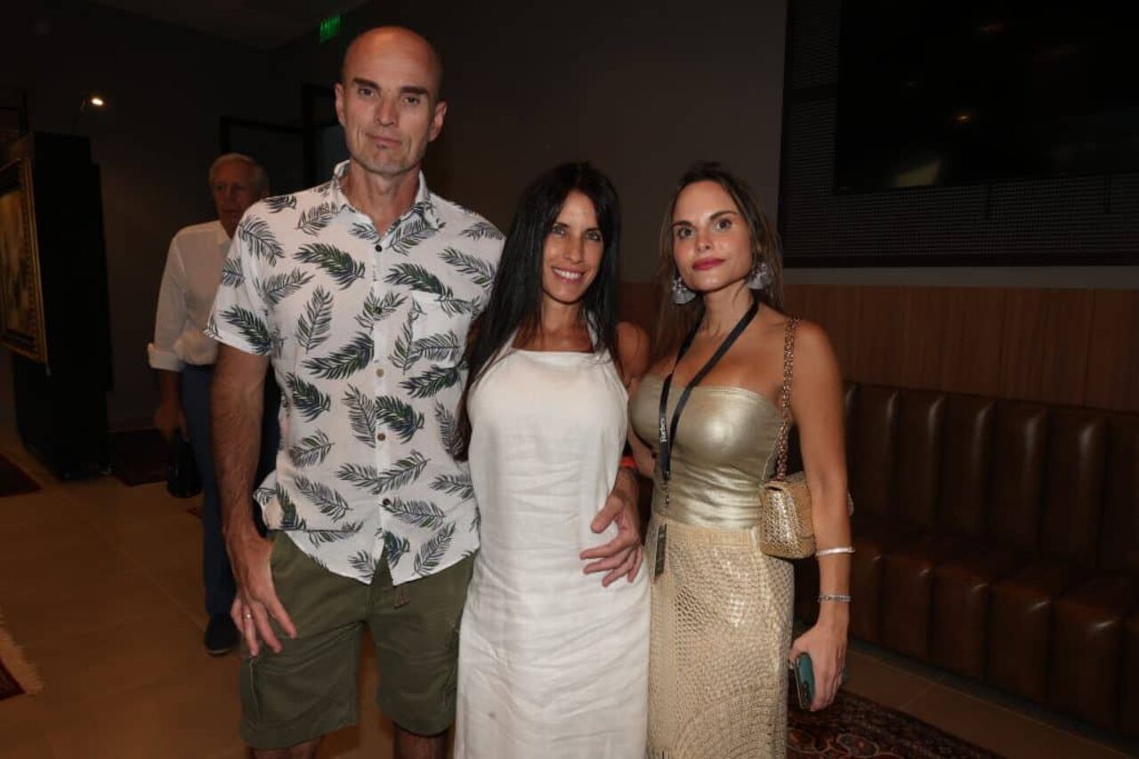 Omar Castorino, Natalia Pangrazio y Marcela Pangrazio.